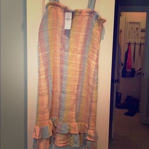 Multicolored American eagle scrunch dress